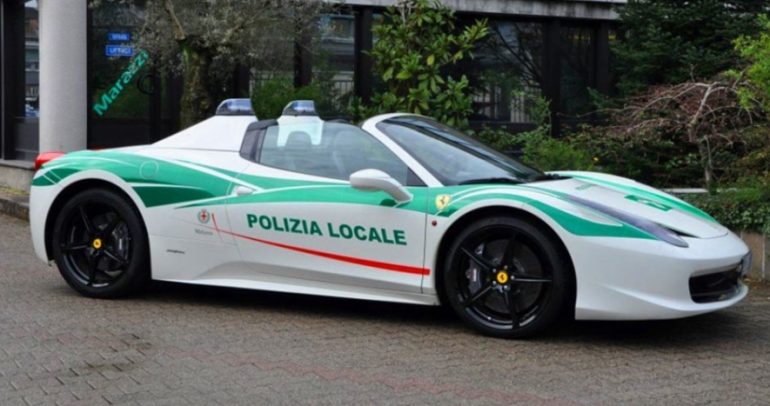 القصة الكاملة لسيارة فيراري سبايدر 458 التي ستستخدمها شرطة ميلانو